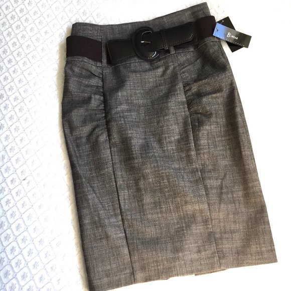 Pencil Skirt with Matching Belt B-WEAR NWT - Picture 2 of 7